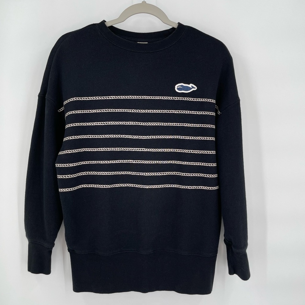Uniqlo ThomasPaul Maritime Rope Striped Nautical Pullover Crew Neck Sweater S M
